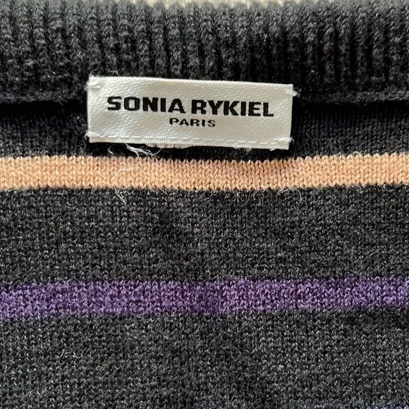 Sonia Rykiel Women's Stripe Print Cardigan - Picture 8 of 8